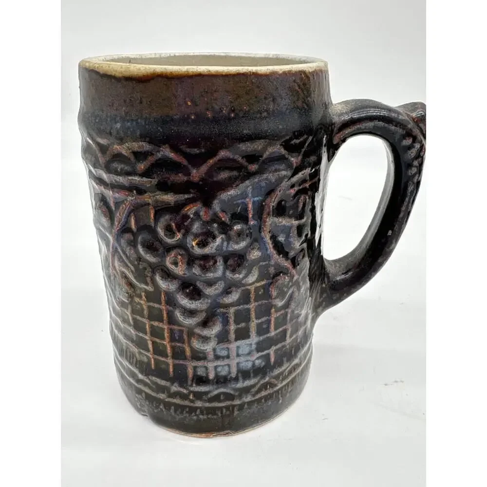 Vintage North Star Pottery Stoneware Pitcher & Mug Set